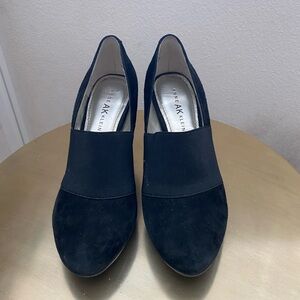 Anne Klein suede heel